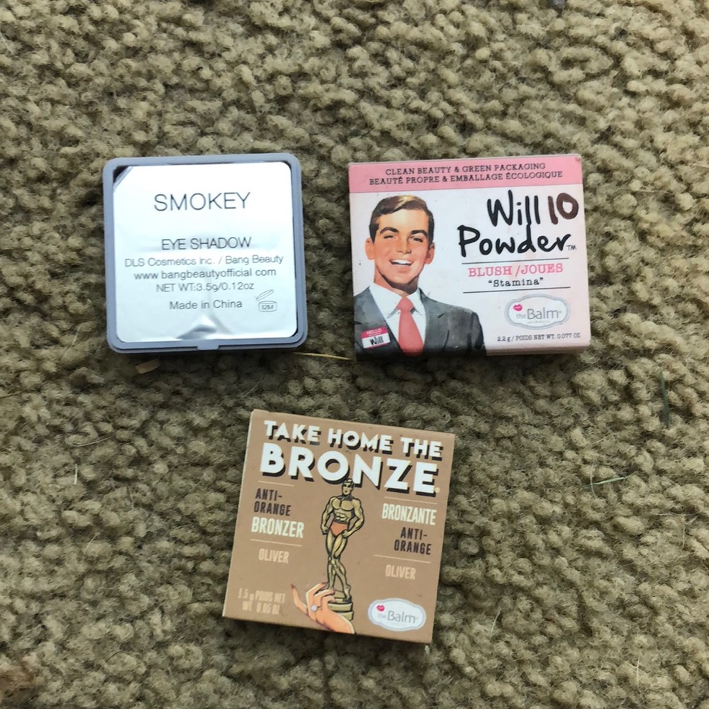 Eyeshadow blush and bronzer